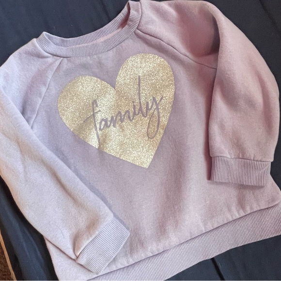 Falls Creek twin set light purple, lavender sweatshirts. 3T size set of 2. - Picture 6 of 9